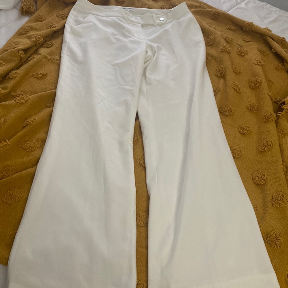 Calvin klein white dress pants